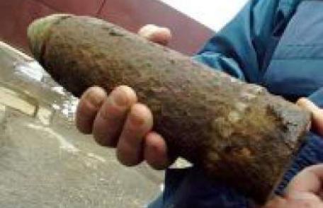 Obuz descoperit la Curteşti