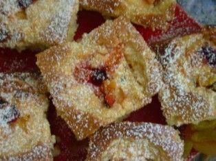 Prajitura cu branza de vaci si fructe