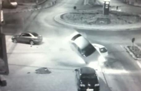 Accident rutier CA-N FILME petrecut în Suceava [VIDEO]