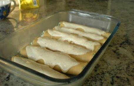 Cannelloni cu brânză
