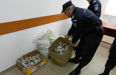 Captură de peste 1300 de pachete de țigări a jandarmilor botoșăneni