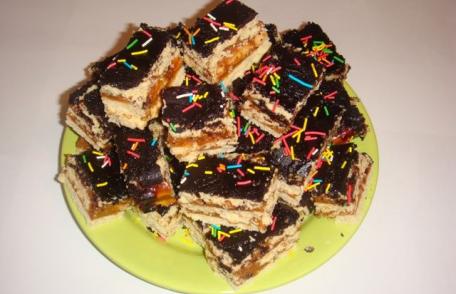 Prajitură cu cremă de caramel