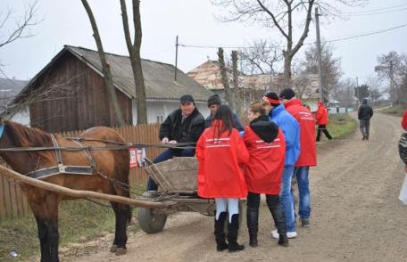 Acțiune pentru sprijinirea candidaților USL, la Văculești