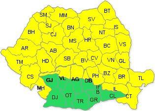 Cod Galben de ninsoare la Botoşani