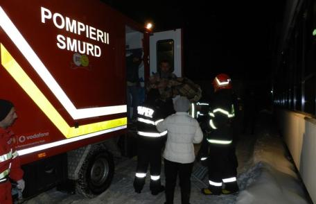 Fetiţă cu arsuri din Drăguşeni, adusă la Botoşani cu ATV –ul pe şenile şi ATVM-ul - VIDEO