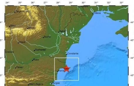 Cutremur în Marea Neagră de Crăciun