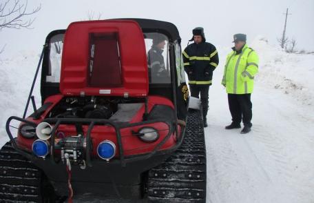 Conducerea judeţului recunoaşte necesitatea achiziţionării unui ATV şenilat pentru salvarea de vieţi 
