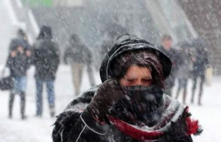 Atenție! Avertizare meteorologică tip COD GALBEN de ninsori, intensificări ale vântului şi viscol