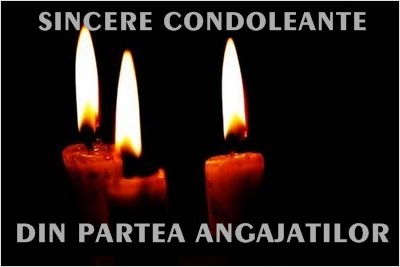 Sincere condoleanțe! Colectivele de la Cosmote şi Orange