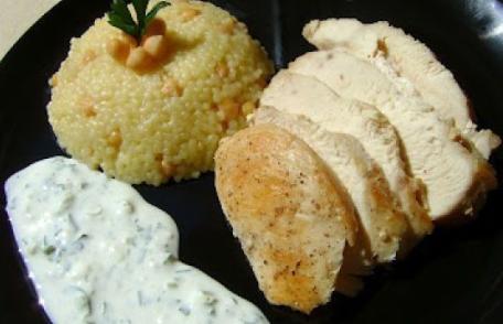 Piept de pui cu sos răcoritor