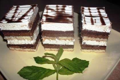 Prăjitură cu două creme