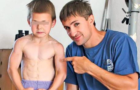 Tatăl copiilor culturişti din Olt a publicat pe internet un filmuleţ care îi arată adevărata faţă - VIDEO