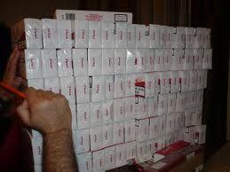 2.480 pachete ţigări de contrabandă confiscate în urma unei percheziții la Coțușca