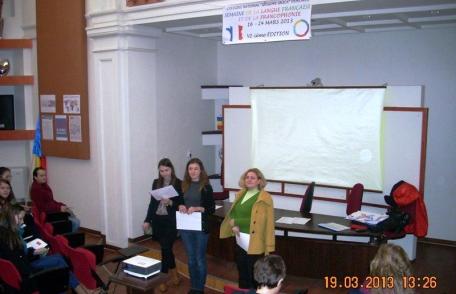 Săptămâna Francofoniei la Colegiul Național „Grigore Ghica” Dorohoi - FOTO