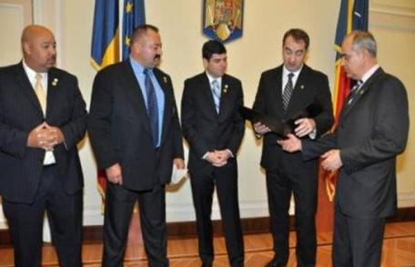 Şeful Poliţiei Botoşani şi delegaţia americană, în vizită la MAI