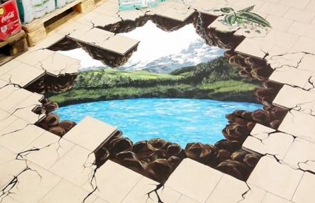 Un botoșănean a realizat primele picturi 3D, din România 