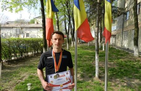 Pompier botoşănean, noul campion naţional la cros pe I.G.S.U.