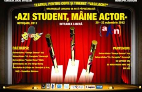 Concurs de artă păpușărească, a II-a ediție „Azi student, mâine actor”