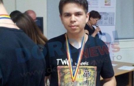 Medalie de argint obținută de un elev dorohoian la faza națională a OTI - FOTO