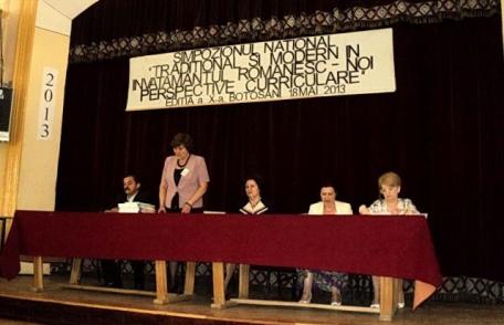 Simpozion naţional de didactică, la Botoşani sub semnul cifrei 10 - FOTO