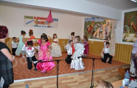 La Grădiniţa „Ştefan cel Mare şi Sfânt” din Dorohoi, portative cu mici artişti - FOTO