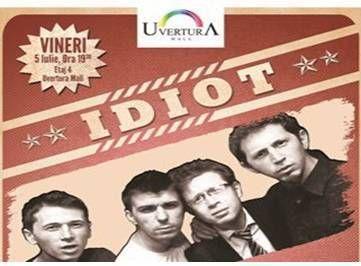 Astăzi la Uvertura Mall! Seară de Comedie Live cu Trupa IDIOT  din Iași