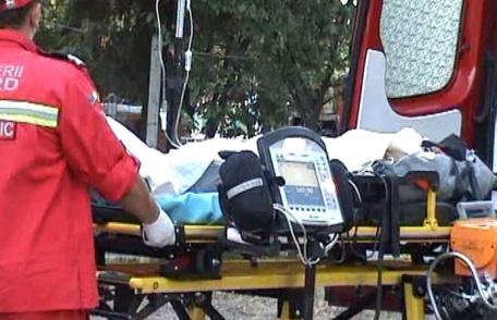 Depășire auto neregulamentară, terminată la spital