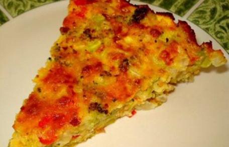 Tartă simplă cu legume