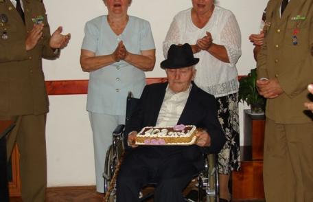 Luptător la Stalingrad sărbătorit la 102 ani