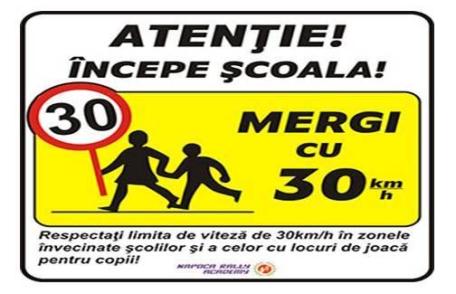 Atenţie începe şcoala! Mergi cu 30! - Campanie demarată de Napoca Rally Academy