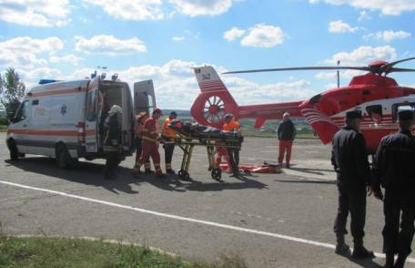 Elicopter SMURD chemat pentru un bărbat din Broscăuți. Vezi detalii!