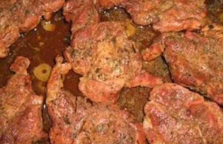  Friptura de porc cu bere