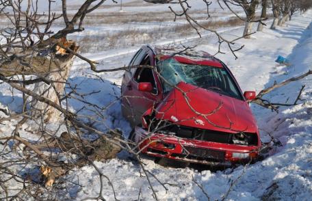 [VIDEO] Accident deosebit de grav la iesirea din Cucorani