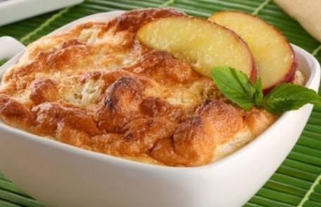 Sufleu de mere cu brânză de vaci