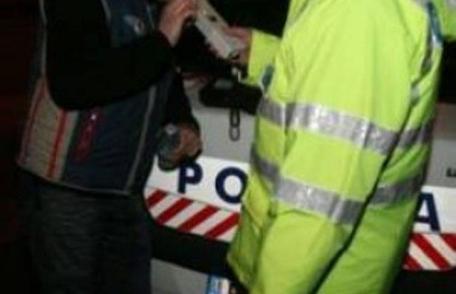 Șofer beat depistat în Hilişeu Crişan la volanul unui autoturism neînmatriculat