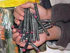Petarde confiscate la Botoşani 