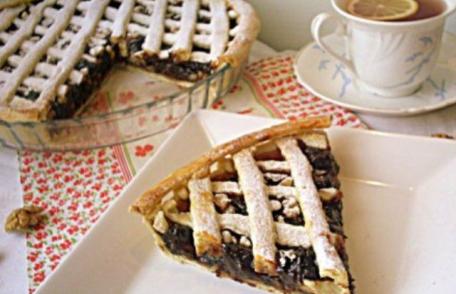 Tartă cu gem de vișine