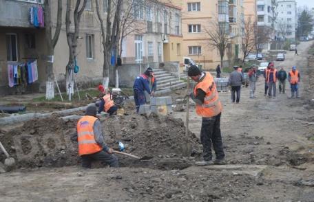 Străzile Sașa Pană și Calea Plevnei din Dorohoi, o prioritate în acest moment pentru administrația locală - FOTO