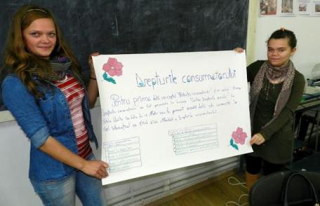 Consumatori europeni la Liceul „Regina Maria” din Dorohoi