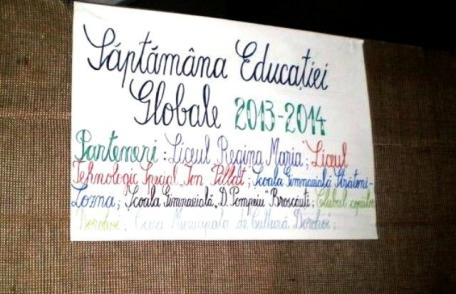 Atitudine şi comportament pentru dezvoltare durabilă, activitate de parteneriat în cadrul „Săptămânii Educaţiei Globale” - FOTO