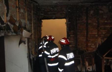 Incendiu generat de un scurtcircuit electric