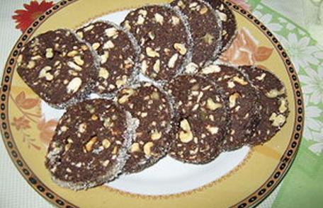 Salam de biscuiți de post