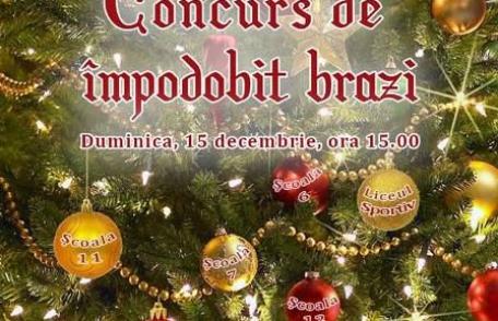 Uvertura Mall: Școlile din Botoșani se întrec la împodobit brazi