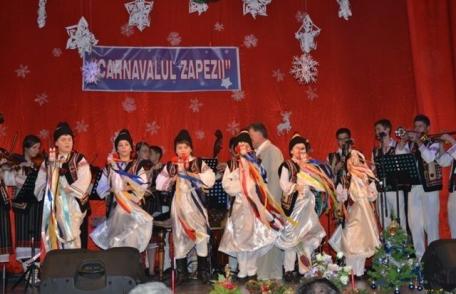 Dorohoi: „Carnavalul zăpezii”, un spectacol de povestit pe ninsori