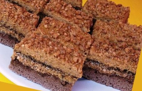 Prăjitură cu nuci și cafea