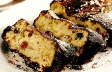 Chec de brânză cu nucă și stafide