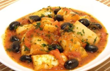 Tocăniță de cartofi cu măsline - de post