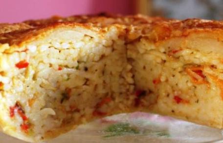 Spaghete cu legume în foaie de aluat (de post)