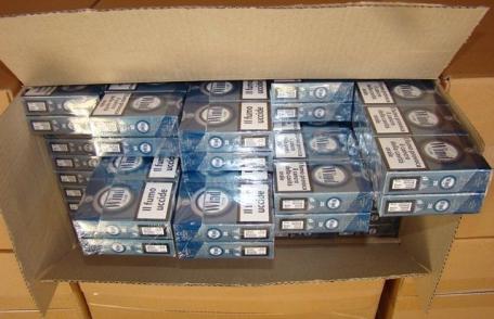 Captură impresionantă de ţigări făcută de polițiștii de frontieră - FOTO