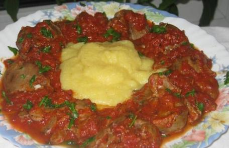 Ficăţei de pui în sos dulce